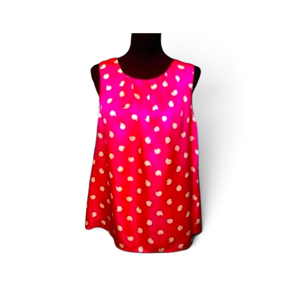 NWT Anthropologie Hot Pink Blouse sz S
